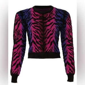 Ronny Kobo Mekette Animal Print Sweater